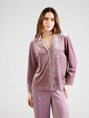 ETAM Pajama Shirt 'BELLE' in Purple: front