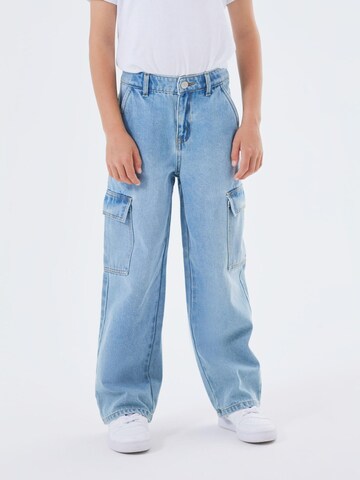 Wide leg Jeans 'ROSE' de la NAME IT pe albastru: față