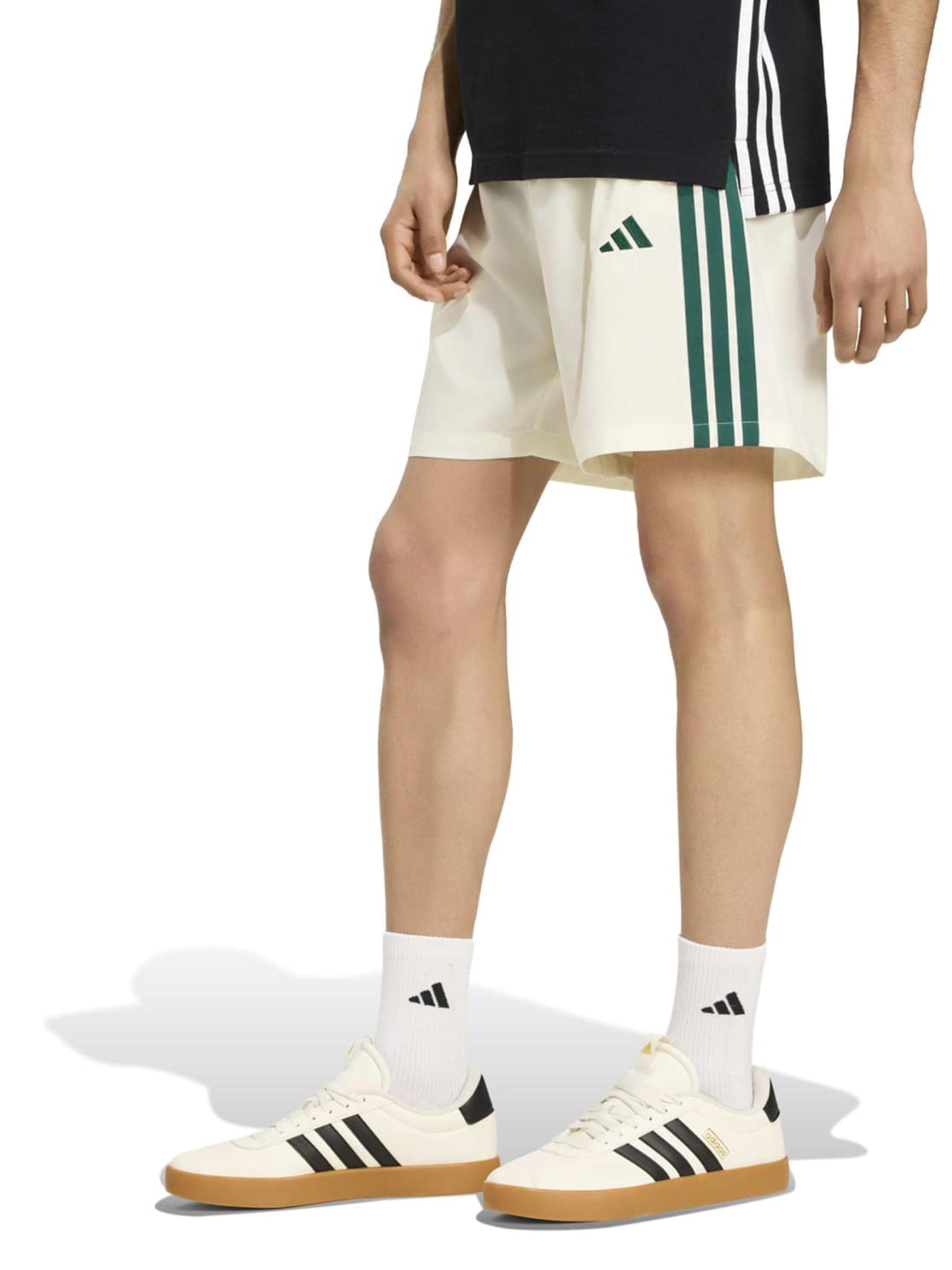 ADIDAS SPORTSWEAR - Loosefit Pantalón deportivo 'CHELSEA' en beige: frente