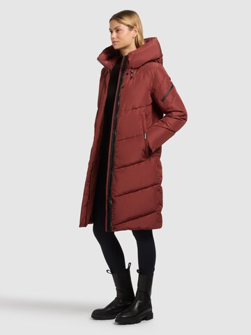 Manteau d’hiver 'Jange' khujo en rouge