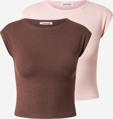 studioselect Shirts 'Jasmin' i brun: forside