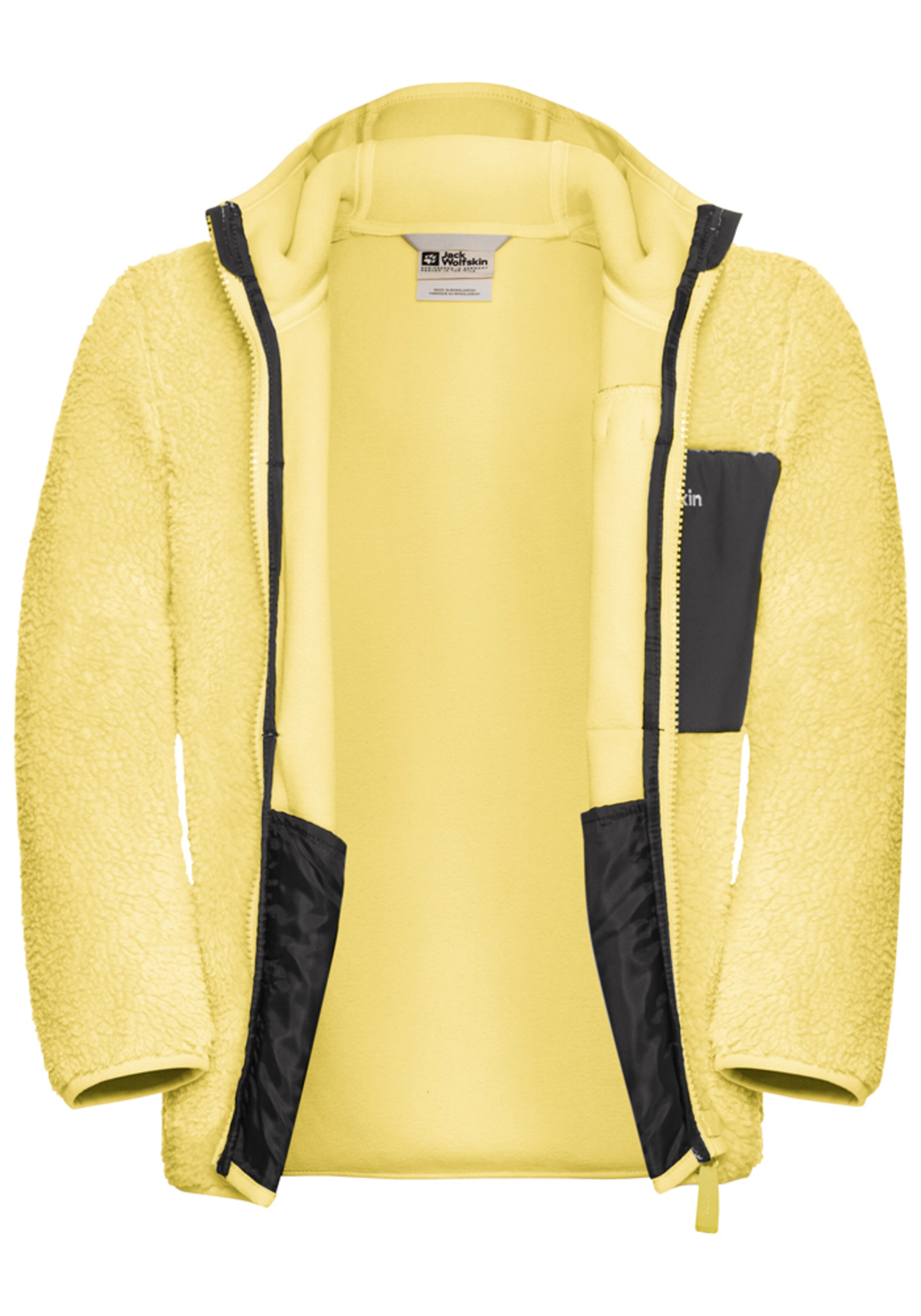 JACK WOLFSKIN Funktionsfleecejacke in Gelb