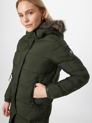Superdry Zimní kabát – zelená