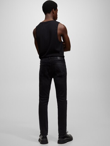 Pull&Bear Slimfit Jeans in Zwart