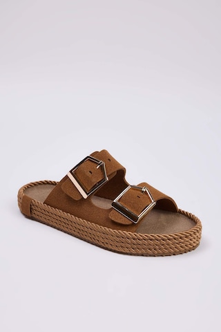 Mule Trendyol en marron