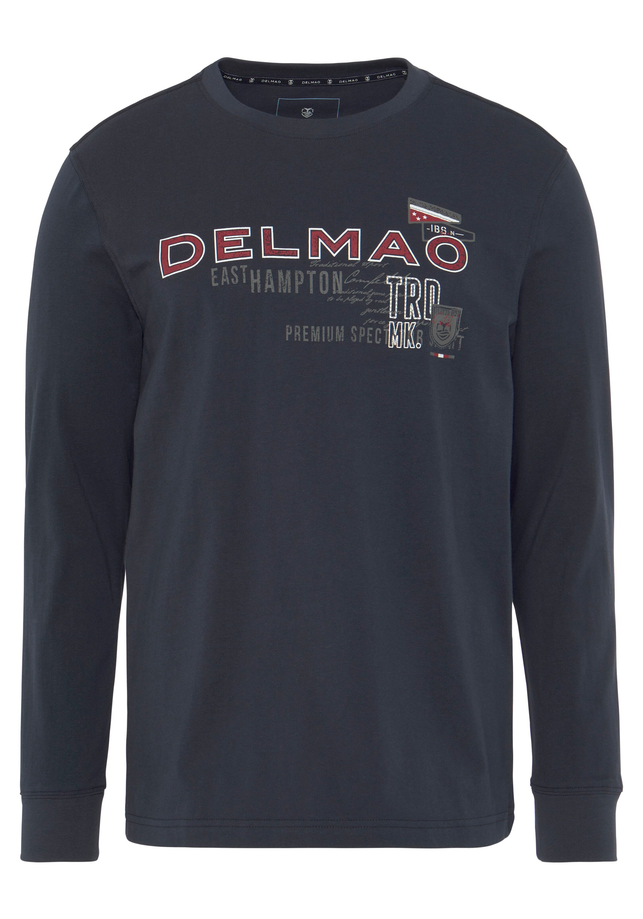 DELMAO Shirt in Blue: front