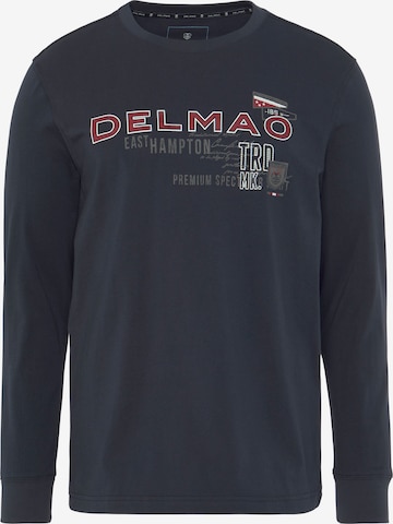 DELMAO Shirt in Blau: Vorderseite