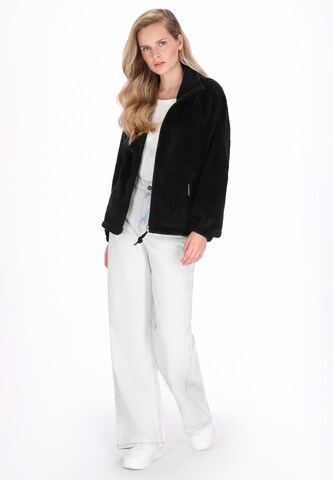 Schmuddelwedda Fleece jacket in Black