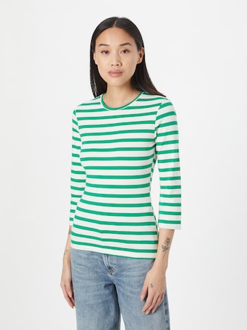 Warehouse Shirt in Groen: voorkant