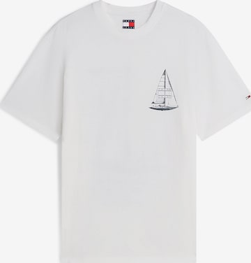 T-Shirt Tommy Jeans en beige : devant