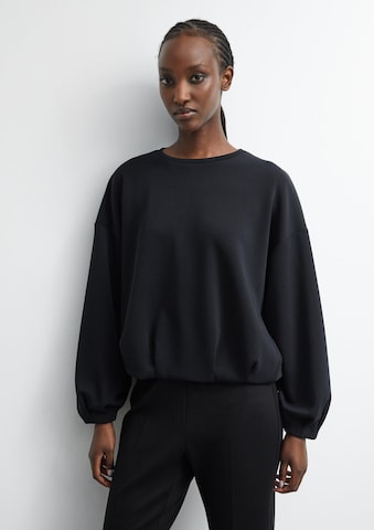 COMMA Sweatshirt in Zwart: voorkant