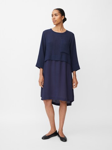 Robe 'MaNonah' Masai en bleu : devant