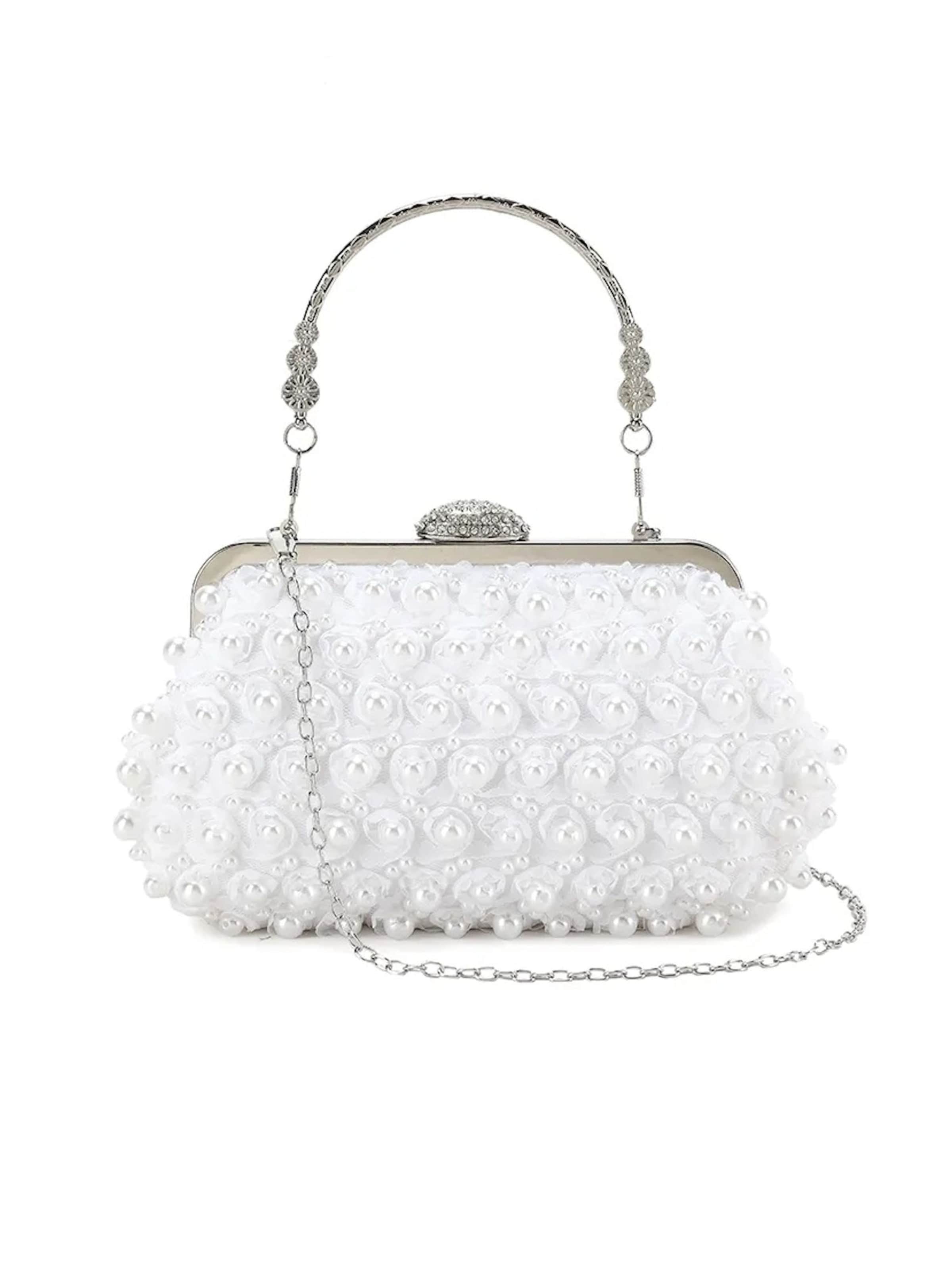 Tomshop24-7 Clutch 'Tamina' in White: front