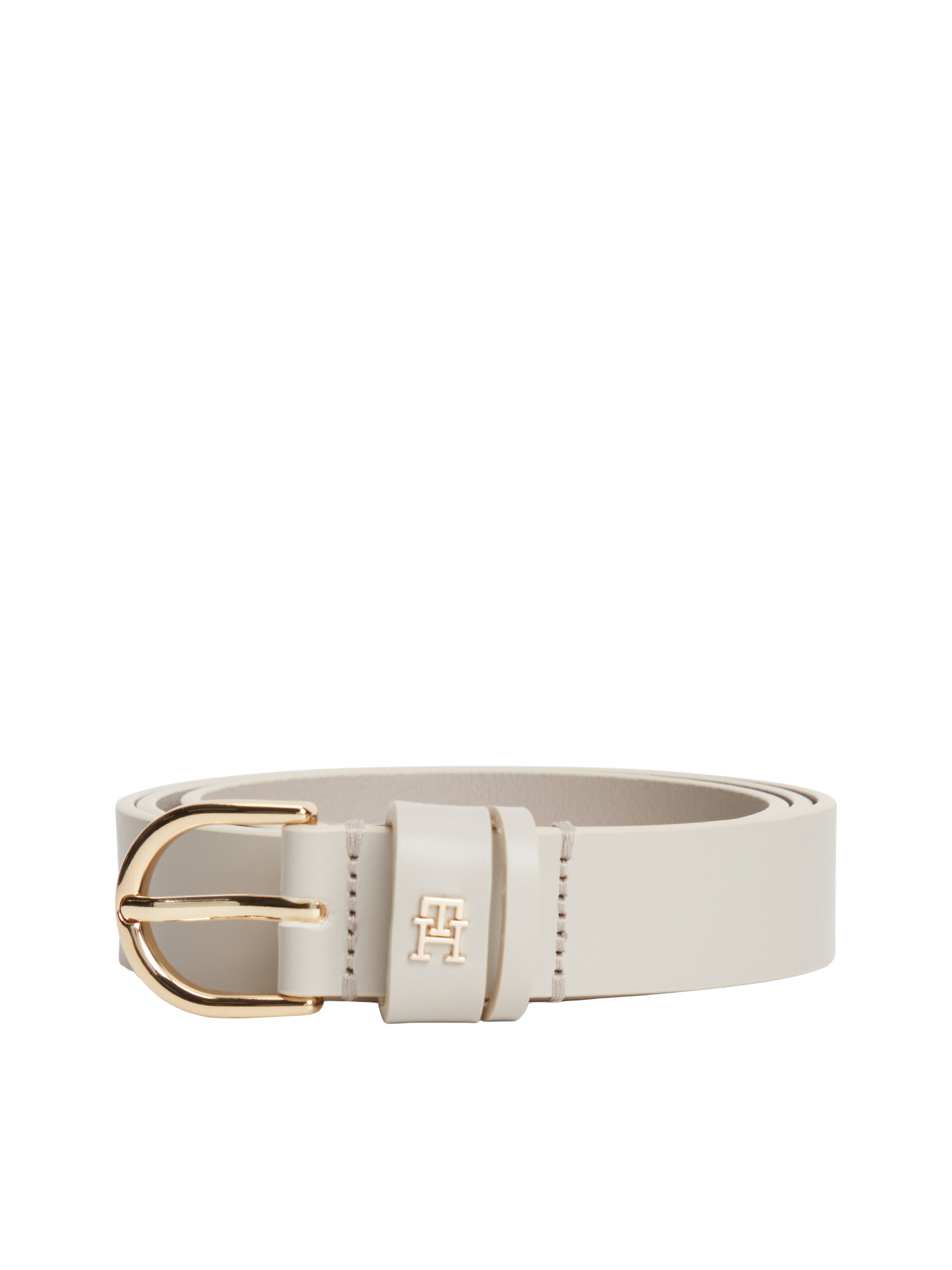 TOMMY HILFIGER Колан 'ESSENTIAL EFFORTLESS' в бежово: отпред