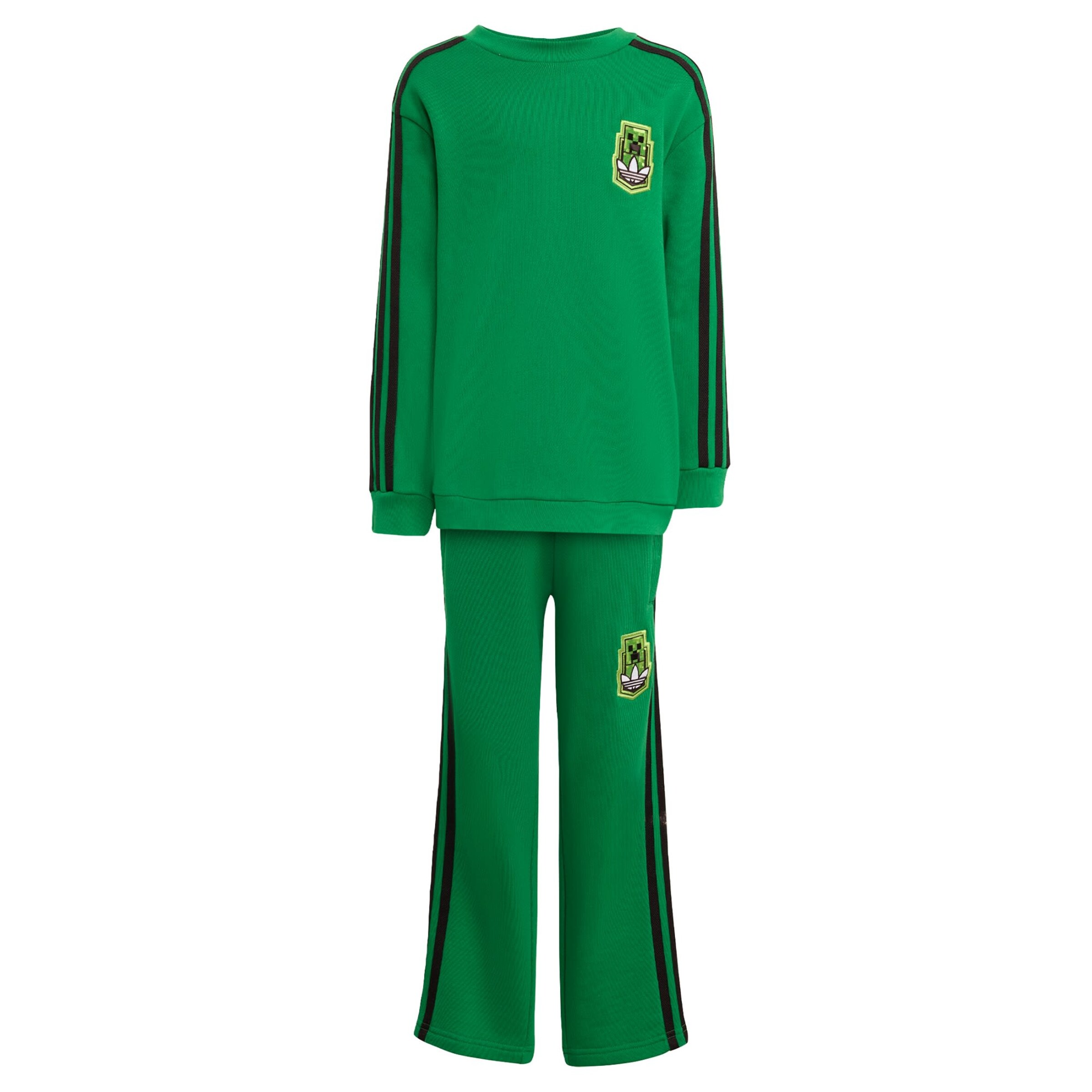 ADIDAS ORIGINALS - Conjunto 'Adidas Originals X Minecraft' en verde: frente