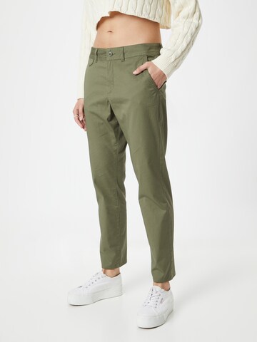 Regular Pantalon chino s.Oliver en vert : devant