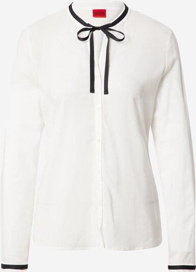 HUGO Blus 'Eshima' i svart / vit, Produktvy