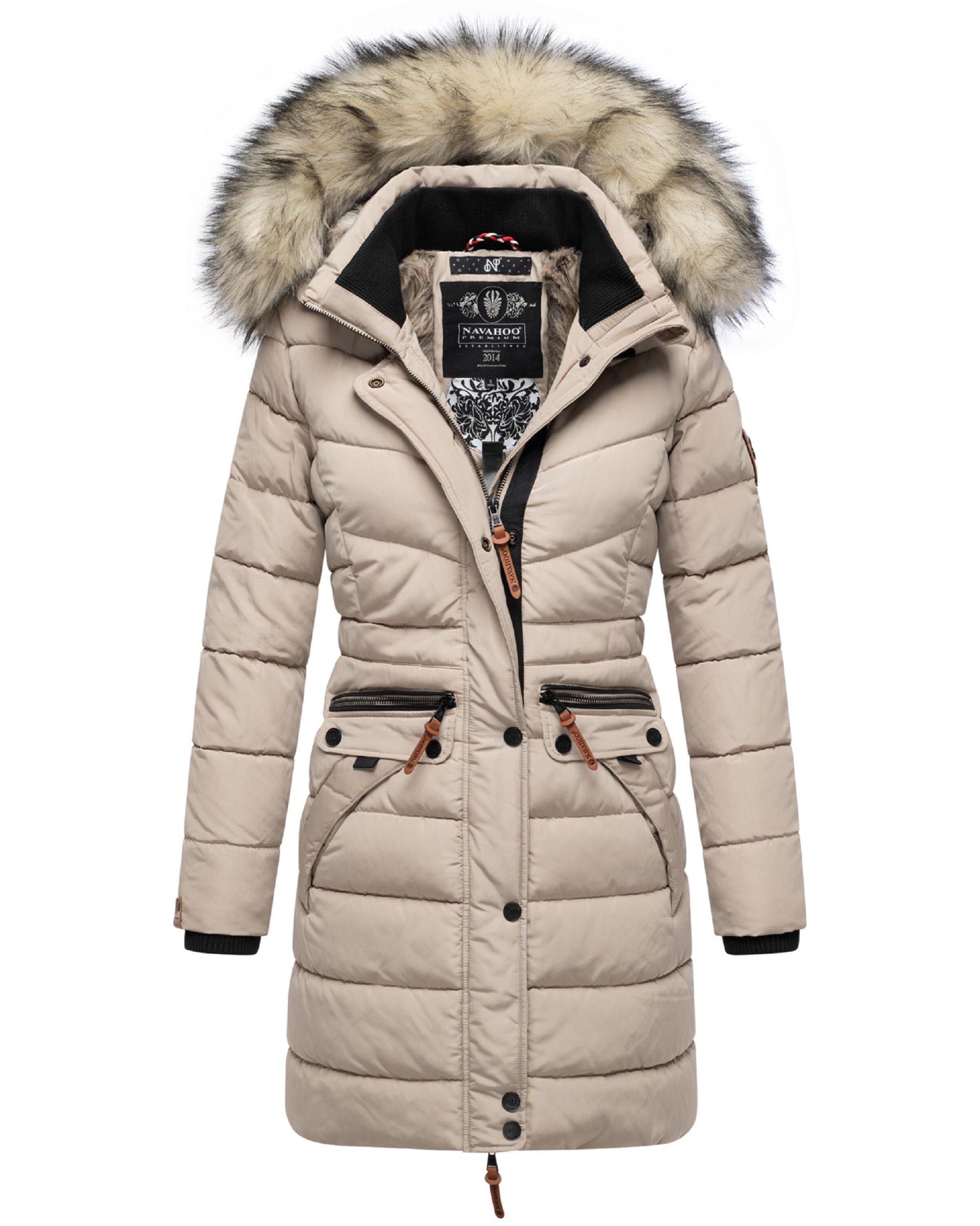 NAVAHOO Χειμερινό παλτό 'Paula' σε γκρι