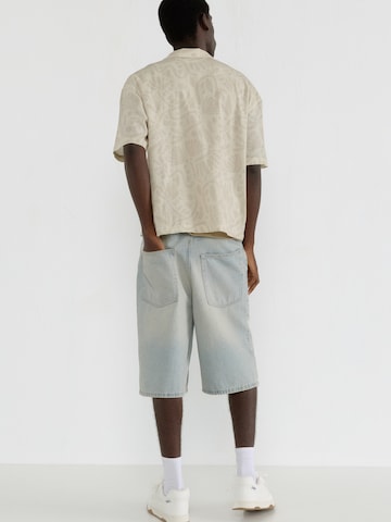 Fit confort Chemise Pull&Bear en beige