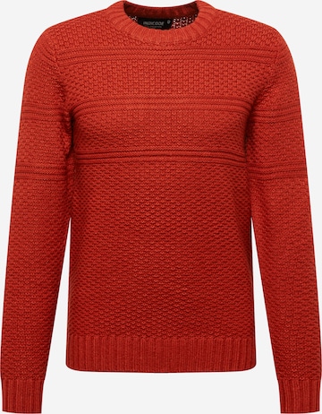 INDICODE JEANS Sweater 'Shores' in Orange: front