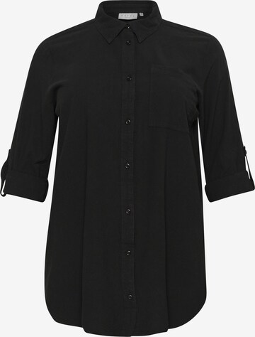 KAFFE CURVE Blouse 'Nana' in Black: front