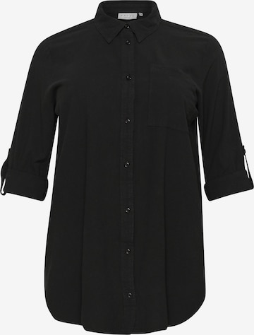 KAFFE CURVE Tunic 'Nana' in Black: front