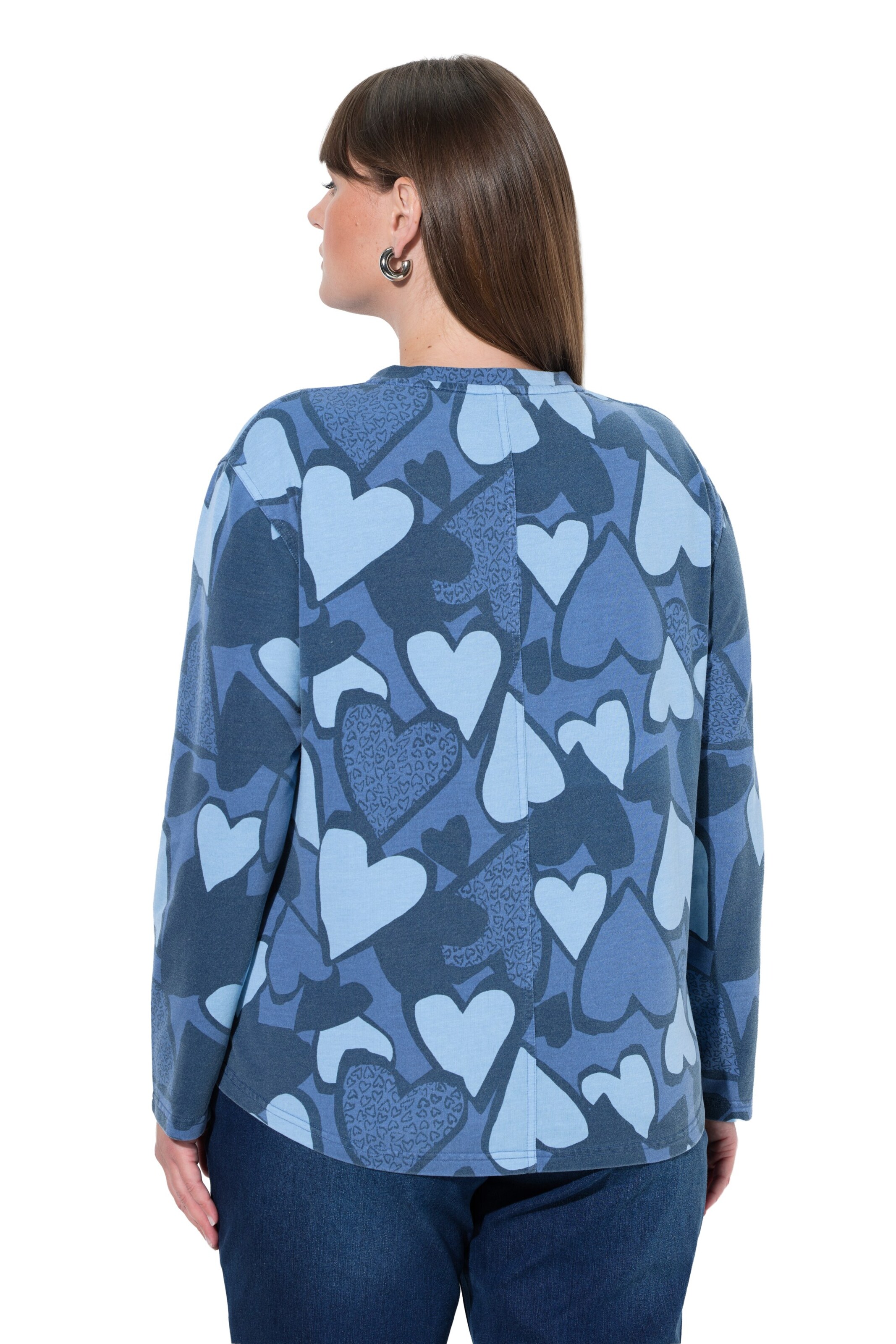 Ulla Popken Sweatshirt in Blau