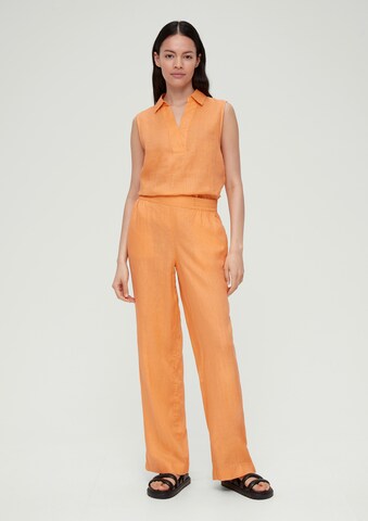 s.Oliver Wide leg Broek in Oranje