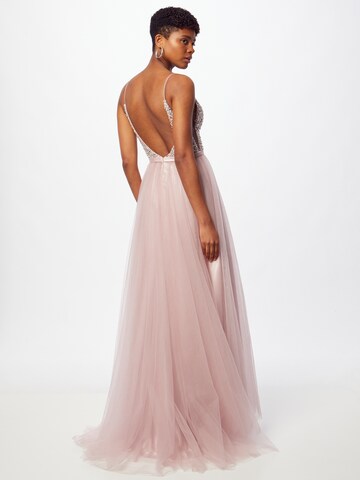 Robe de soirée LUXUAR en rose