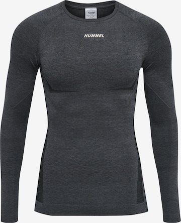 Hummel Funkcionalna majica 'Mike' | črna barva: sprednja stran