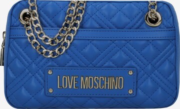 Borsa a mano di Love Moschino in blu: frontale