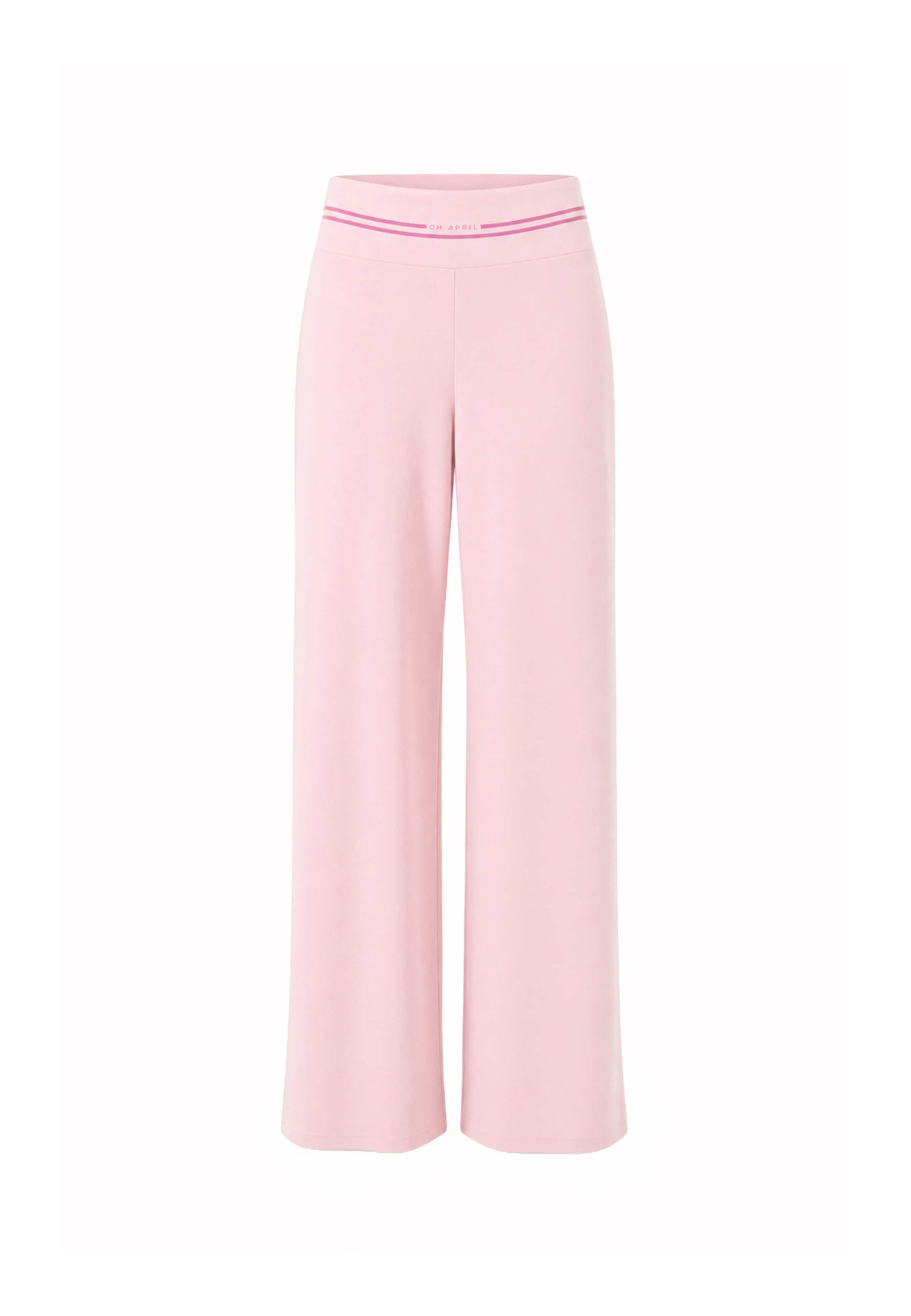 OH APRIL - Flared Leggings 'Jasmin' em rosa: frente