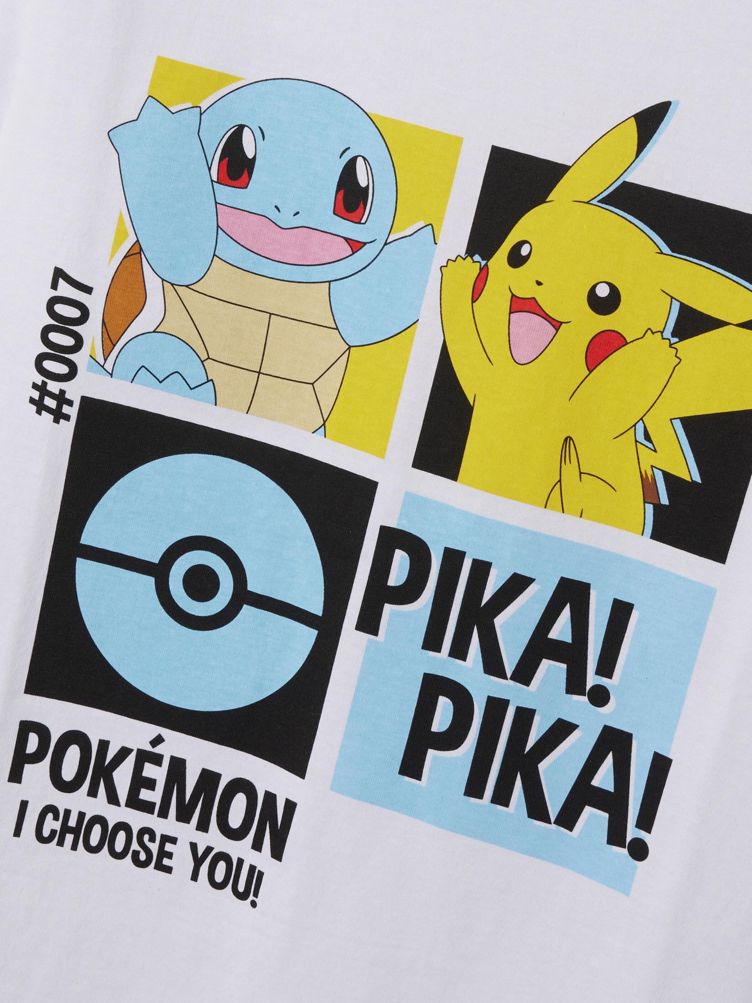 balta TWO SOON Marškinėliai &#x27;Pokémon&#x27;