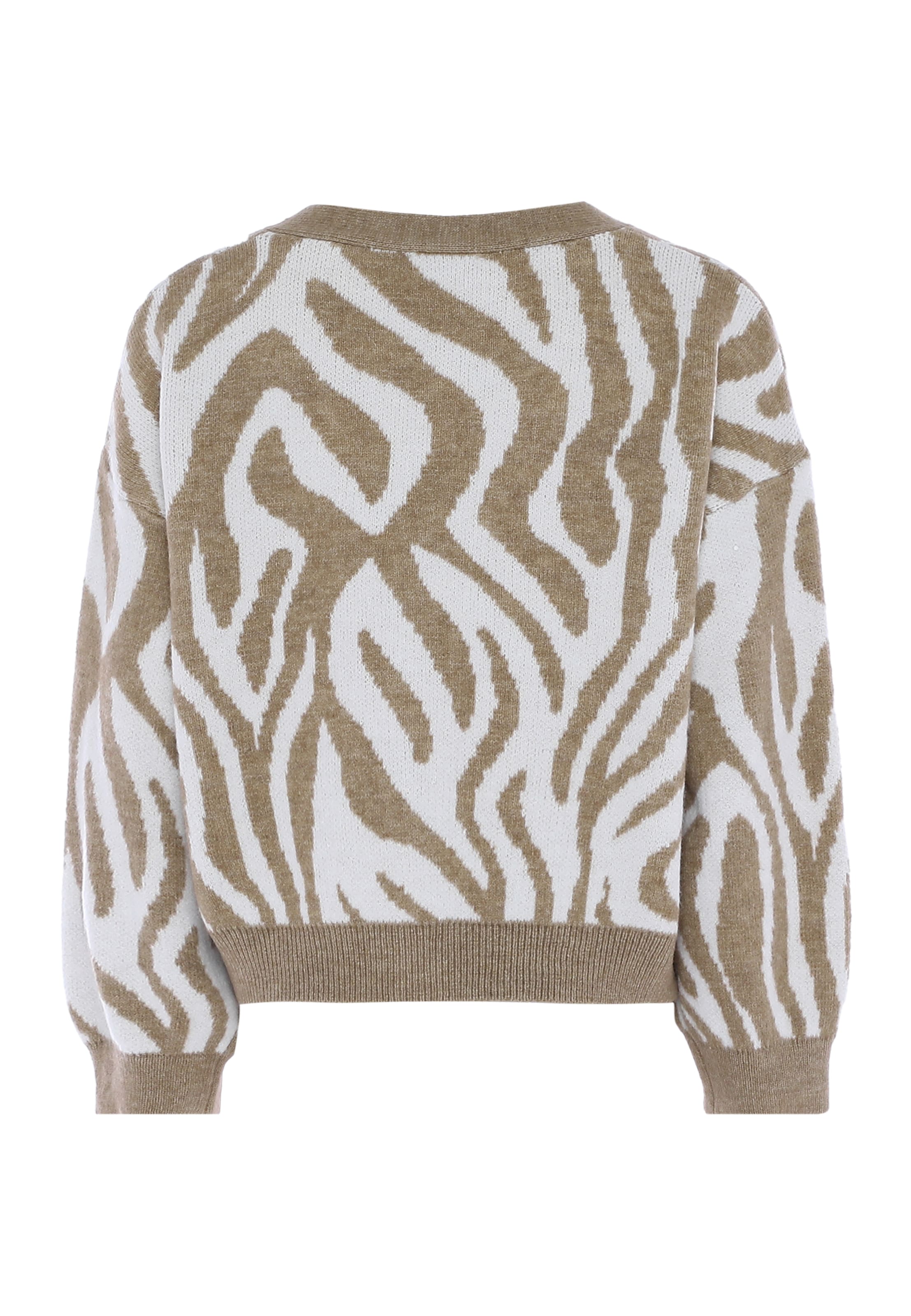 NALLY Gebreid vest in Beige