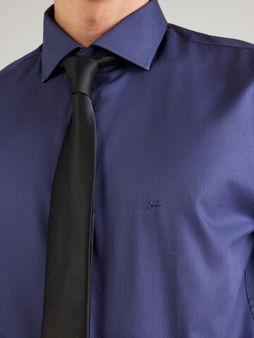 Michael Kors Slim fit Overhemd in Blauw