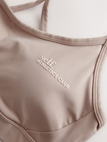 Bustier Soutien-gorge self. en gris