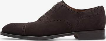 Chaussure à lacets ' Lenox ' LOTTUSSE en marron : devant