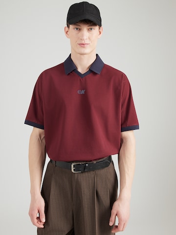 Calvin Klein Jeans T-shirt i röd: framsida