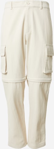 DAN FOX APPAREL Tapered Cargo trousers 'Hasan' in Beige: front