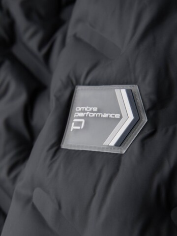 Ombre Winterjacke in Grau