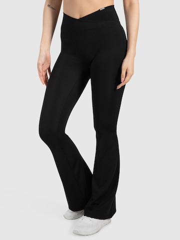 Smilodox Flared Leggings ' Leonora ' in Black