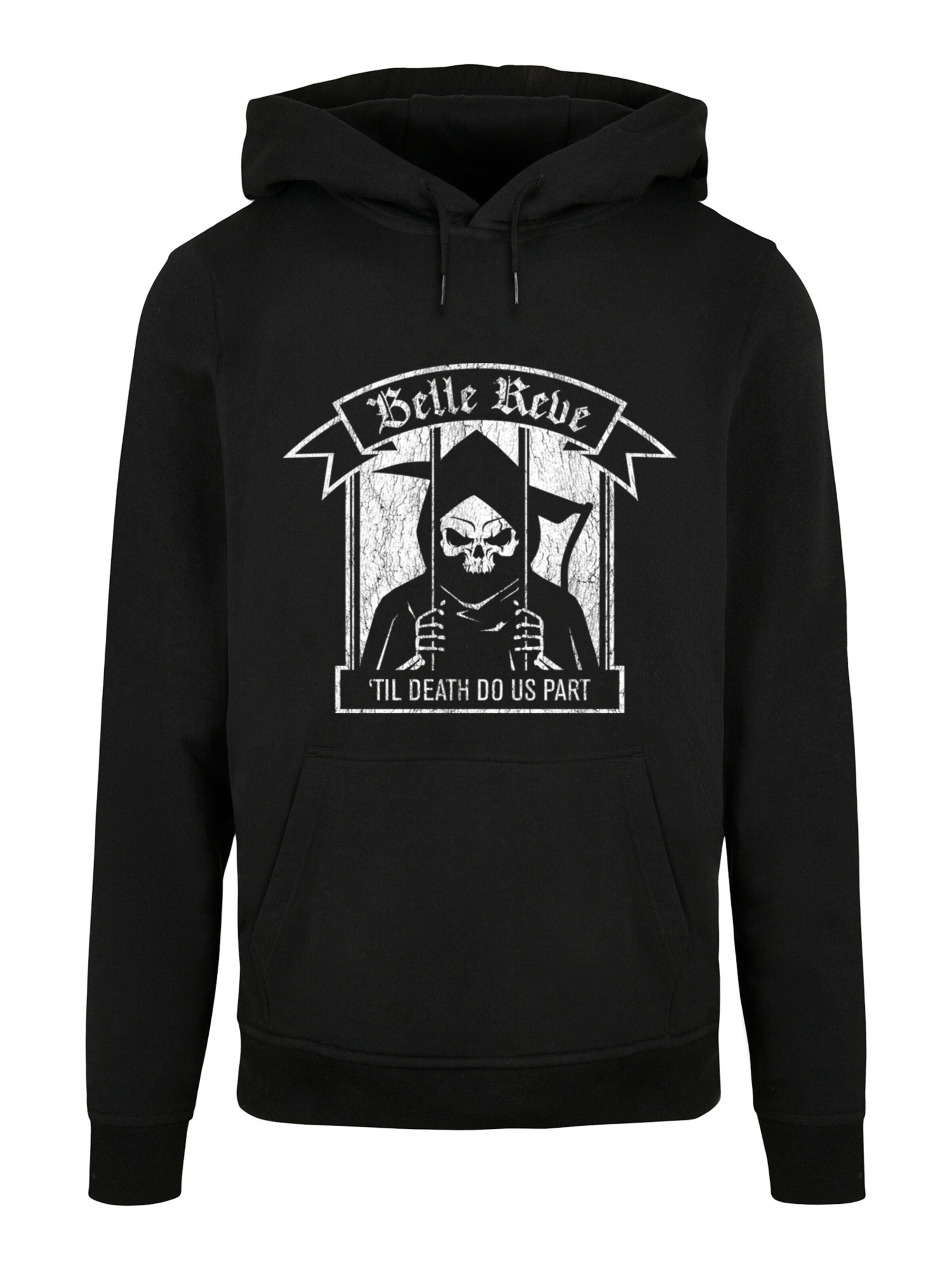 F4NT4STIC Sweatshirt 'Suicide Squad Belle Reve' in Zwart: voorkant