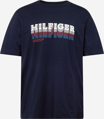 T-Shirt TOMMY HILFIGER en bleu : devant