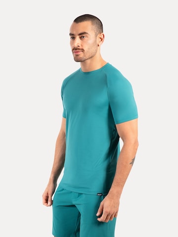 Smilodox T-Shirt Delian Casual Fit in Blau