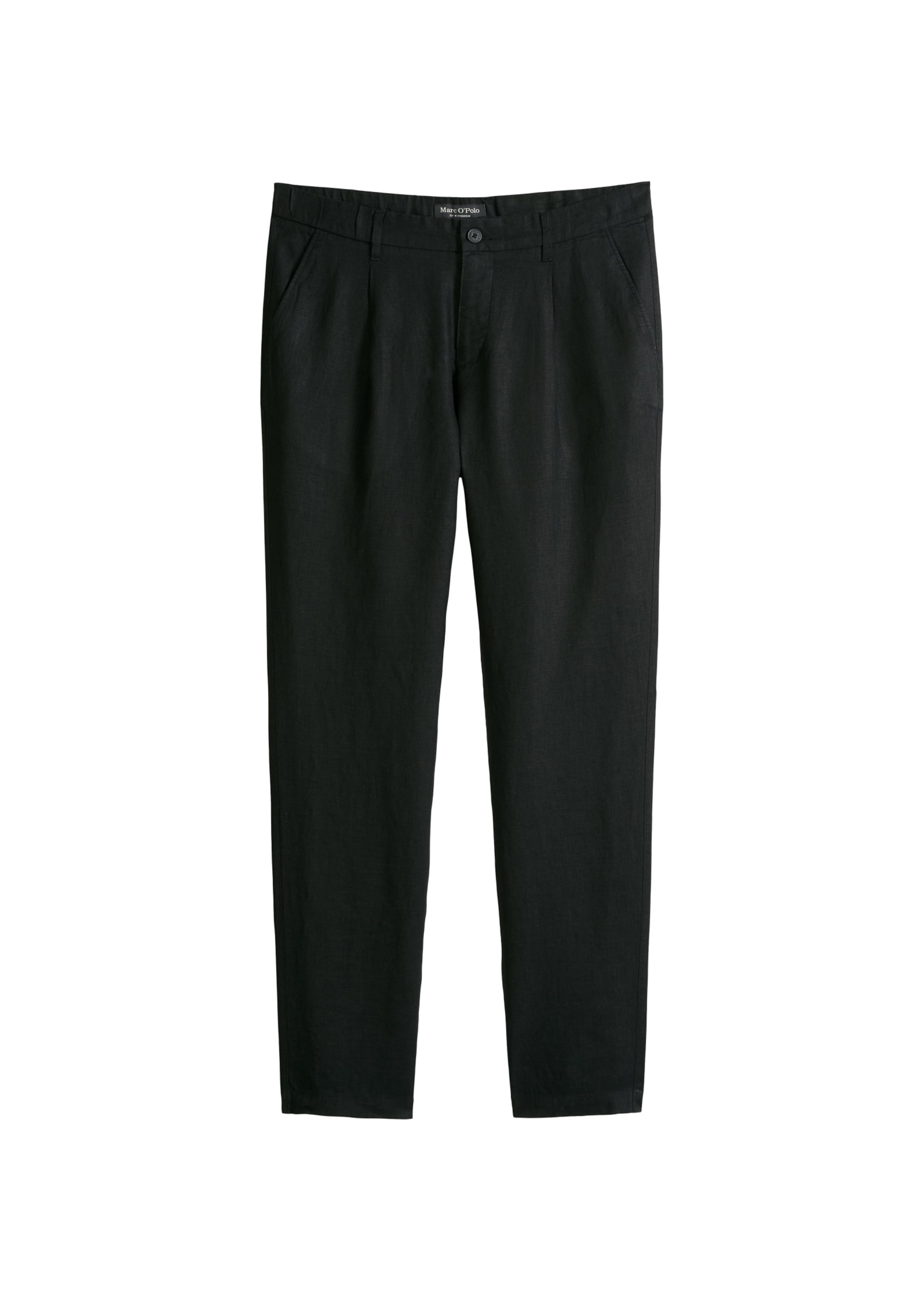 Effilé Pantalon à pince 'Osby' Marc O'Polo en noir : devant