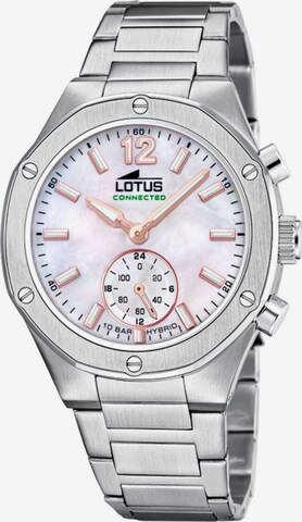 Montre à affichage analogique Lotus en beige : devant