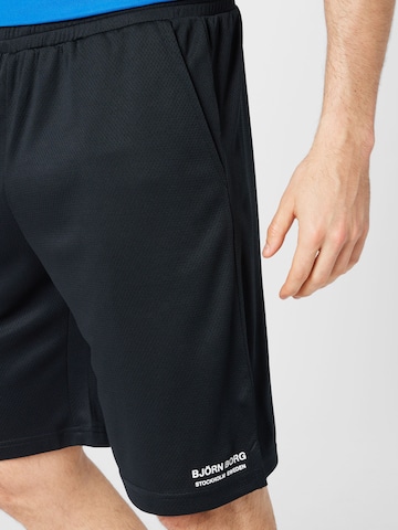 BJÖRN BORG Loose fit Sports trousers in Black