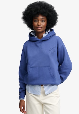 Sweat-shirt 'Heritage Hamptons' Superdry & Co en bleu : devant