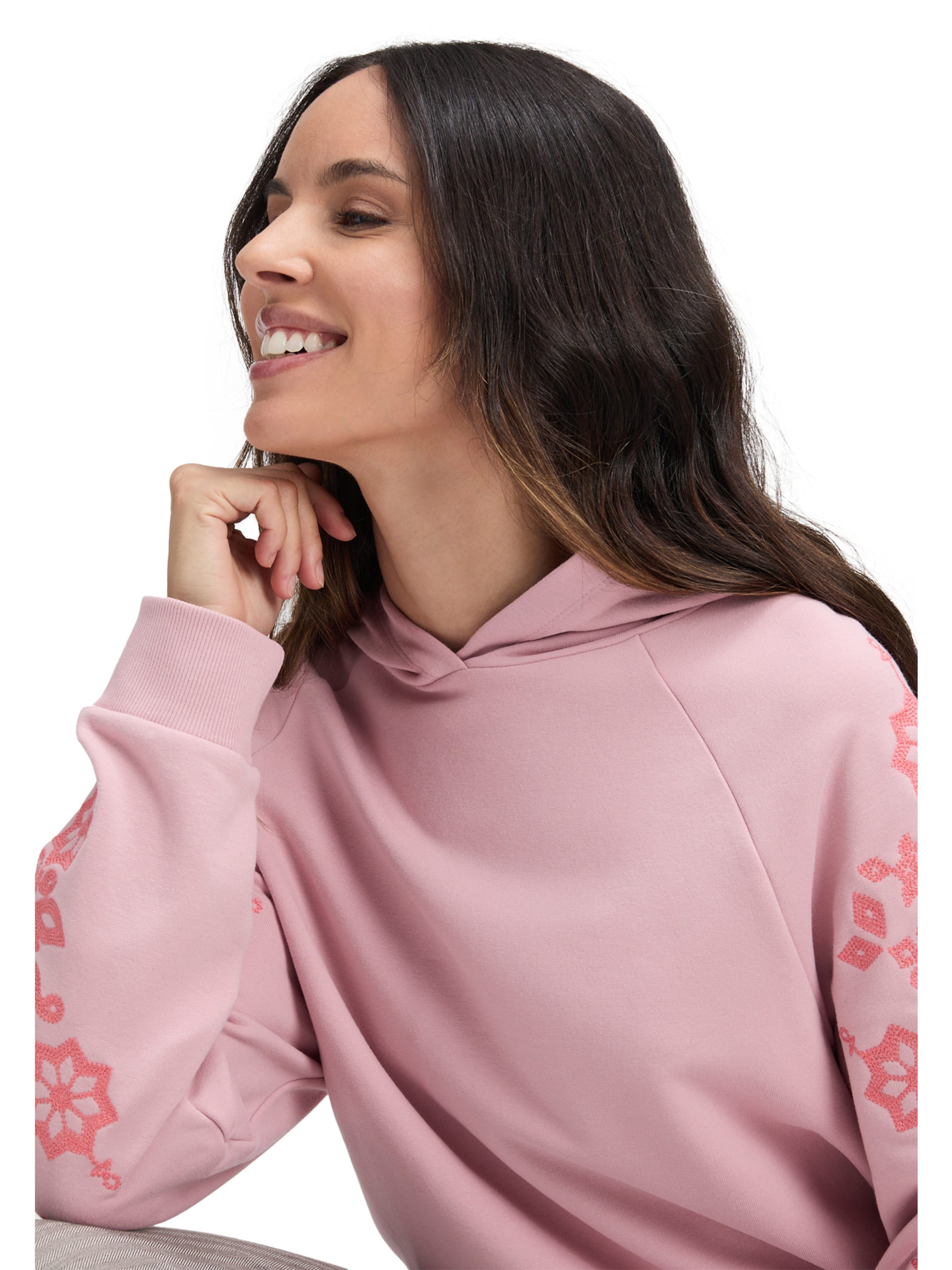 Cartoon Свитшот в Ярко-розовый