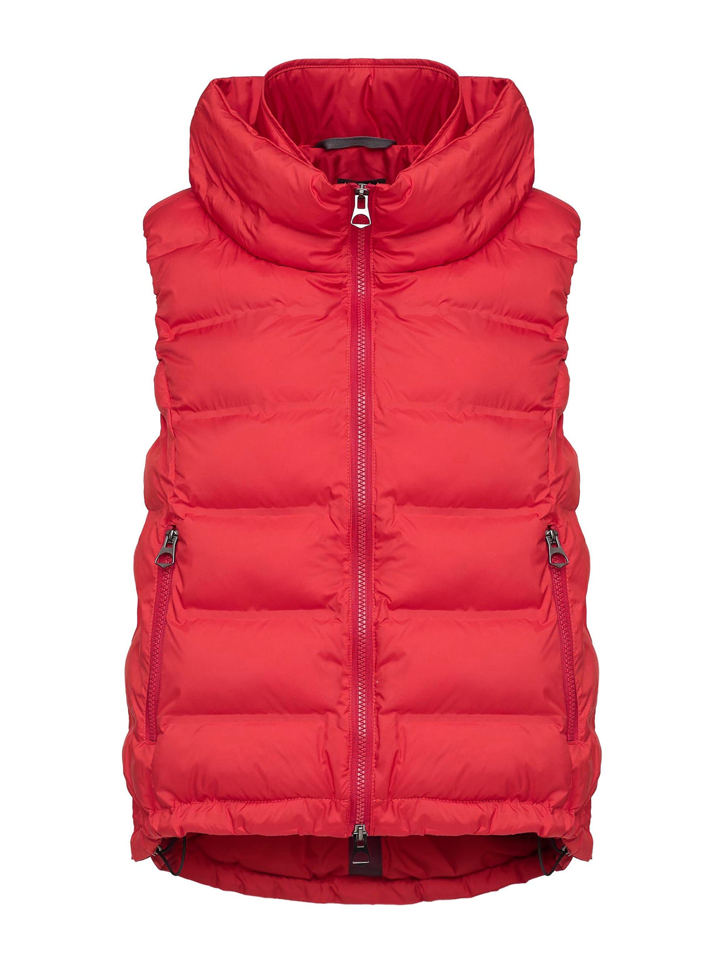MANISA Between-season jacket 'Weste' in Red: front
